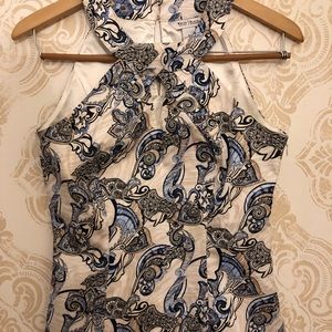 White House Black Market floral shell tank top 4